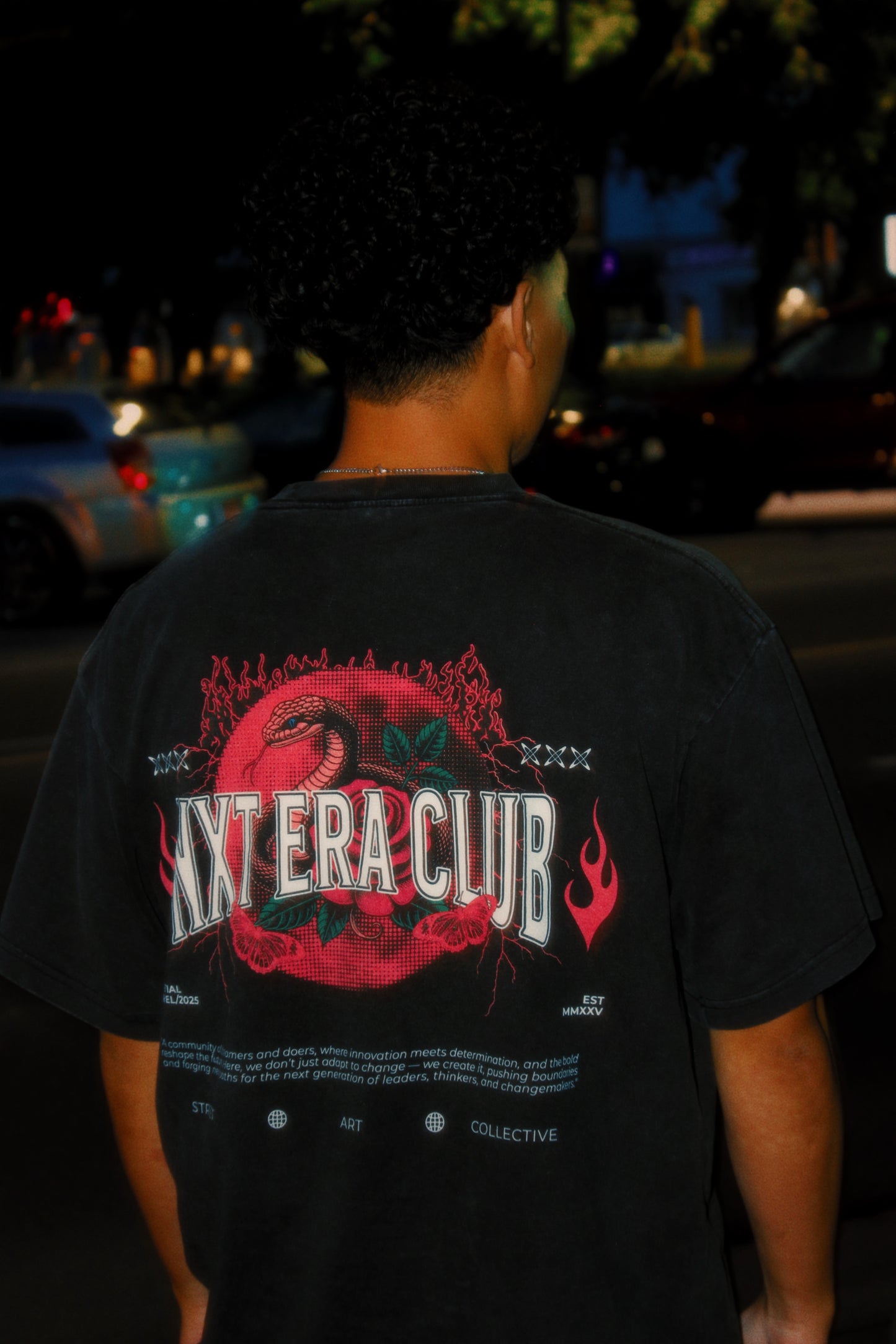 Drop Shoulder Graphic Tee