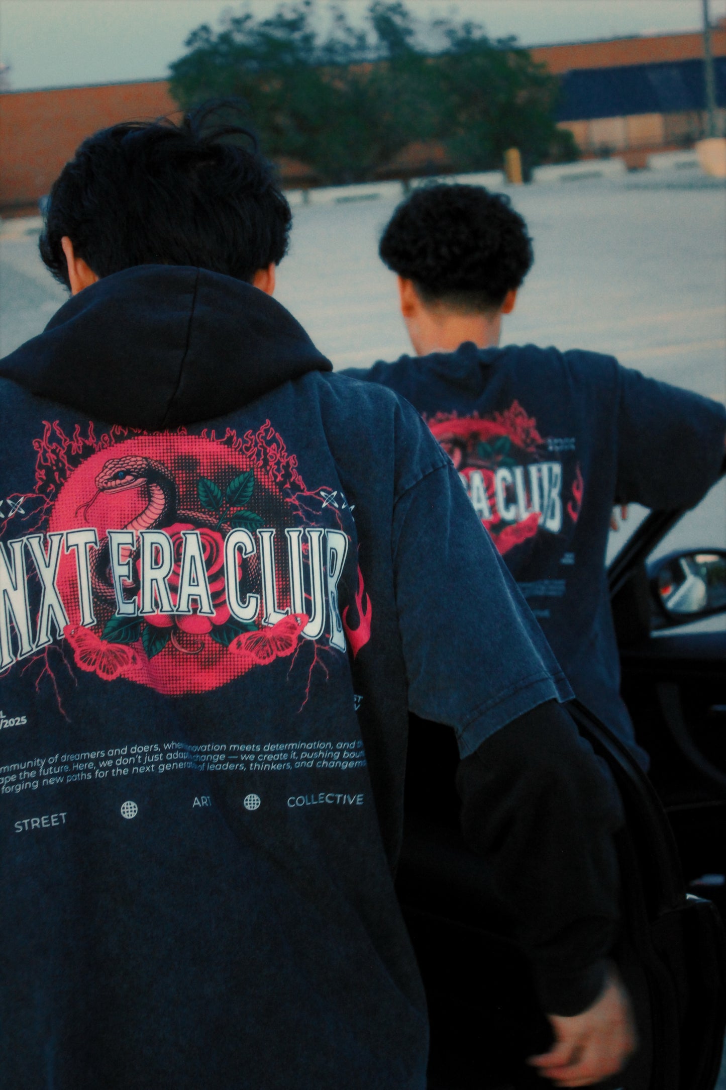 Drop Shoulder Graphic Tee