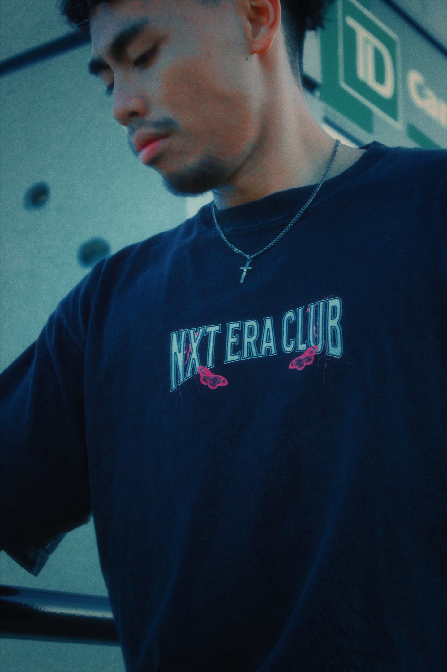 Drop Shoulder Graphic Tee